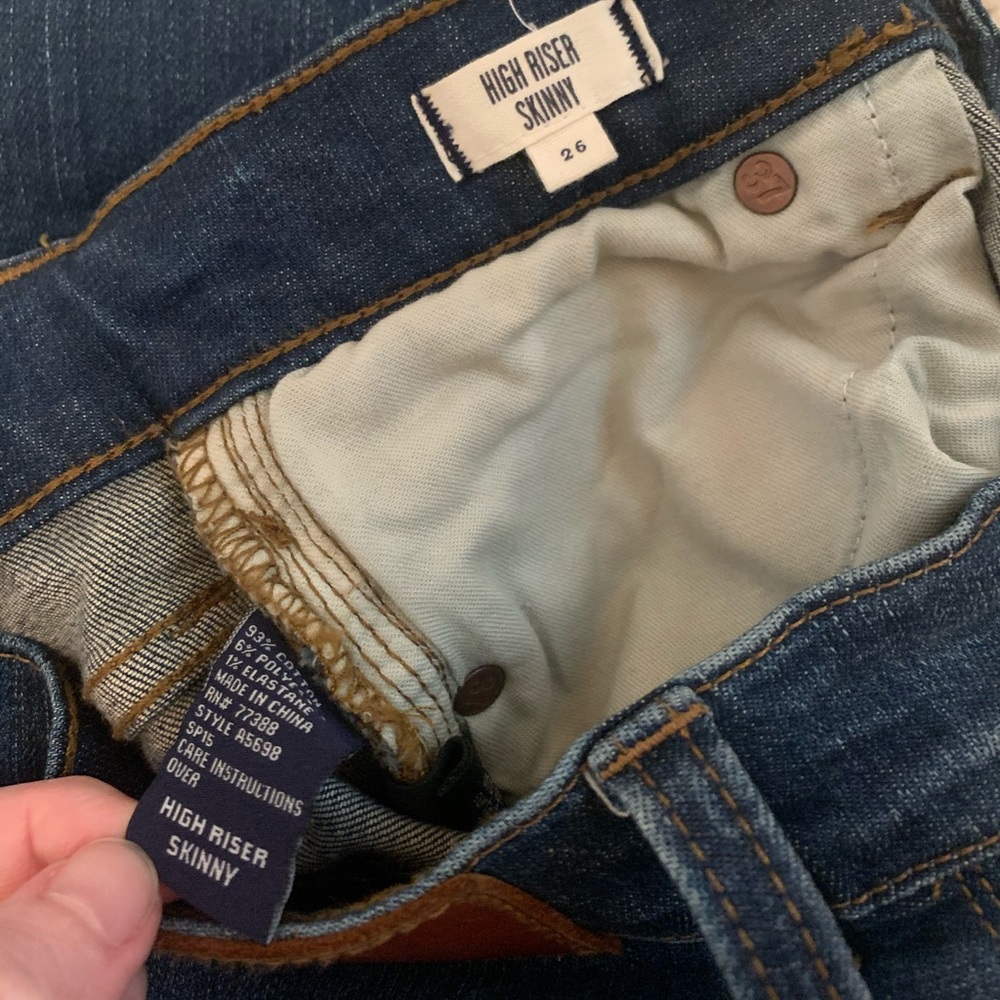 MADEWELL High Riser Skinny Jean in Atlantic - Picture 8 of 11